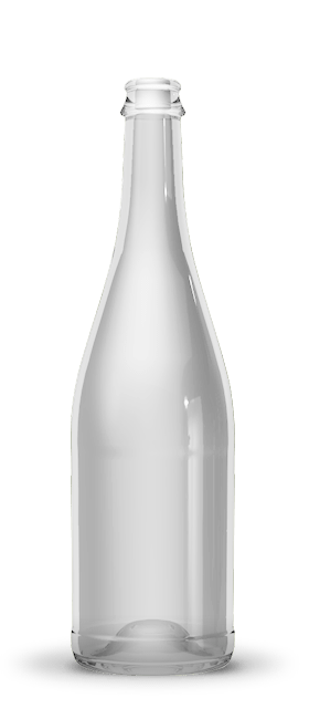 Botella espumoso 75 cl | Vidrio blanco | Cuve Close Natura