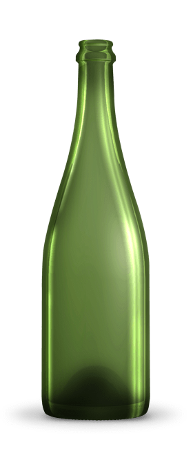 Botella espumoso 75 cl | Vidrio oscuro | Opera Natura