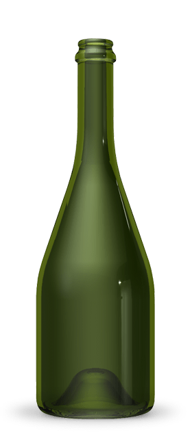 Botella espumoso 75 cl | Vidrio oscuro | Opera Premium