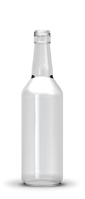Botella licor 70 cl | Vidrio blanco | Escocia
