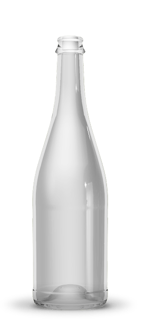 Sparkling bottles 75 cl | flint glass | Cuve Close Natura