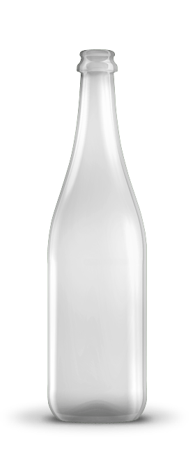 Sparkling bottles 75 cl | flint glass | Sparkling Natura