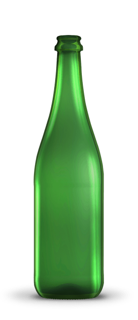 Bouteilles pour champagne 75 cl | Verre verde | Mousseux Natura